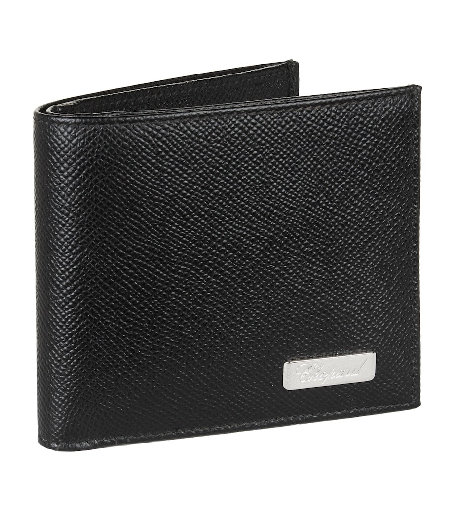 Chopard Il Classico bifold wallet in textured leather, UK version