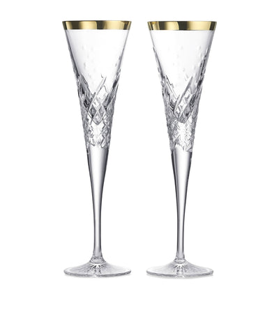 Harrods Waterford Celebrations Toasting Flutes Crystal Champagne Flutes 185ml- Buy online at McGrocer