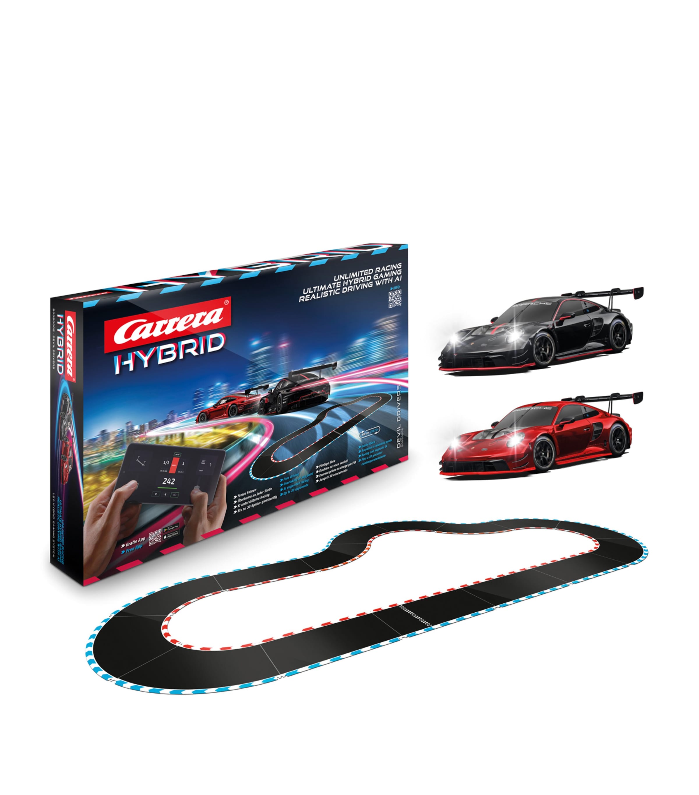 Carrera HYBRID AI-Integrated Racing Set - British product