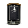 Black plum rhubarb scented wood wick candle, imported from the UK