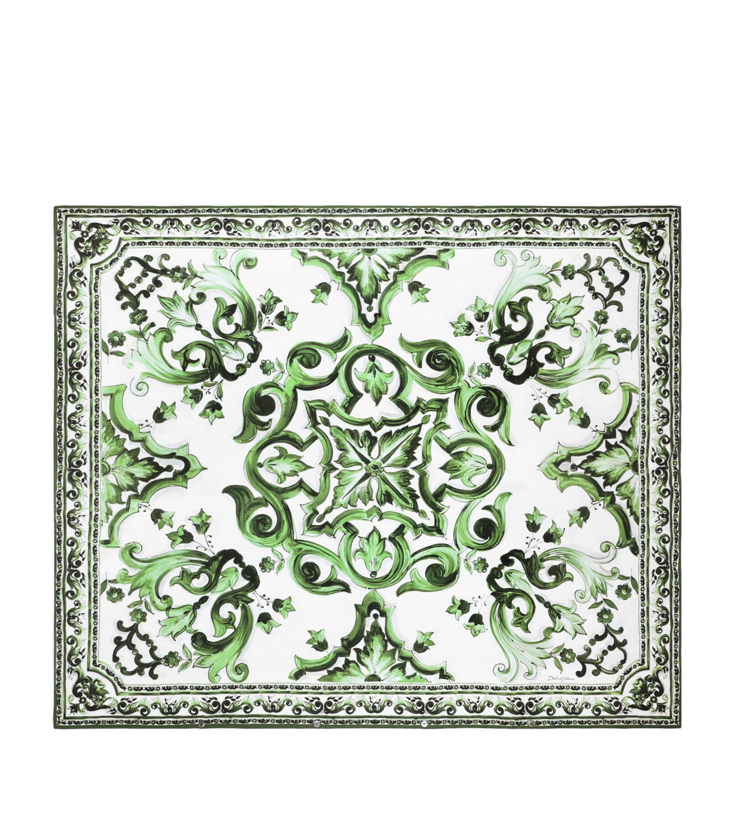 Dolce&Gabbana cotton sateen Majolica print king duvet cover 260cm x 220cm - British product