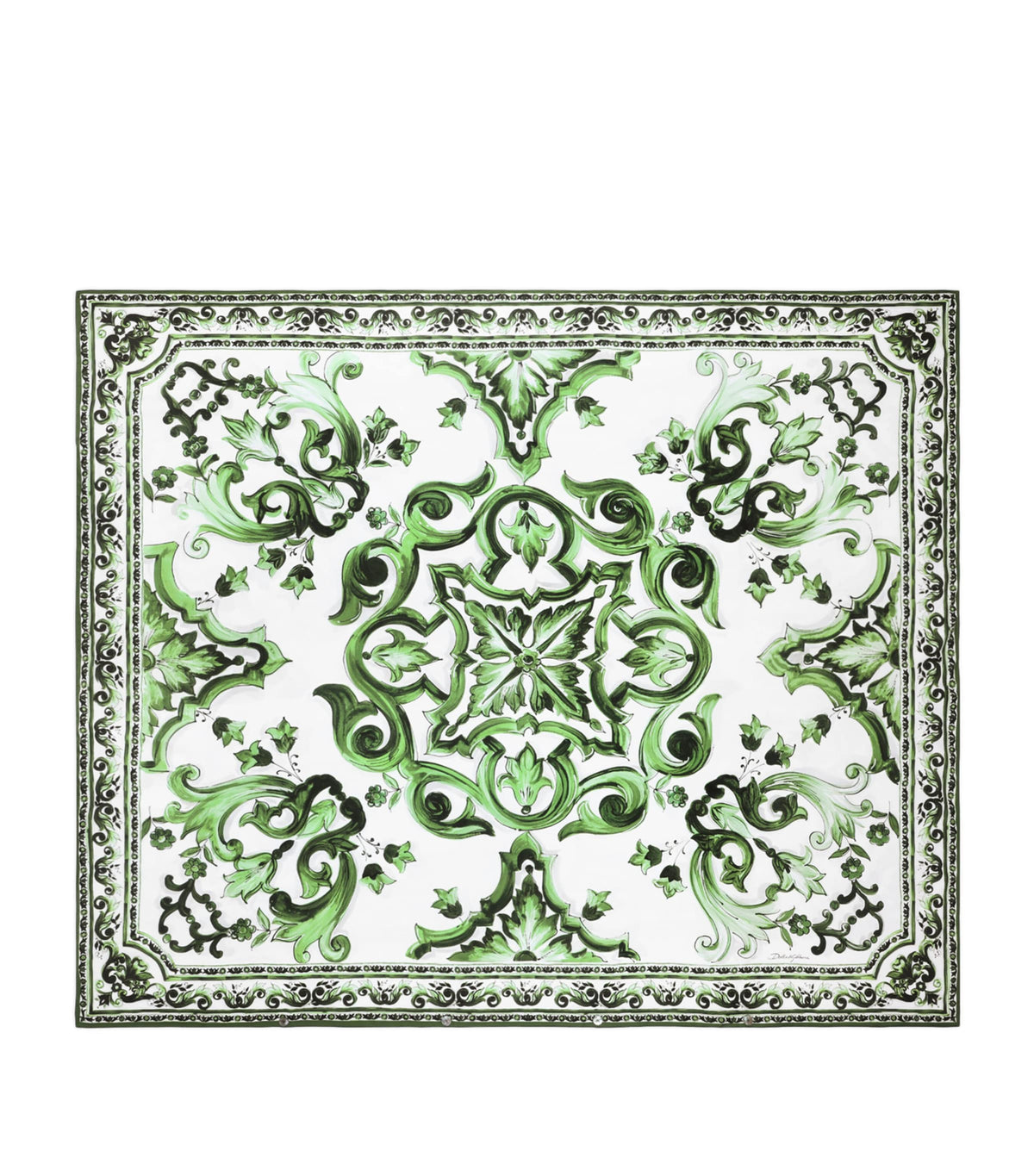 Dolce&Gabbana cotton sateen Majolica print king duvet cover 260cm x 220cm - British product