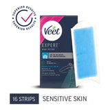 Veet Expert Cold Wax Strips Bikini & Underarm Sensitive x16 GOODS Sainsburys   