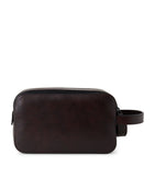 Mulberry leather double-zip wash bag, imported from the UK