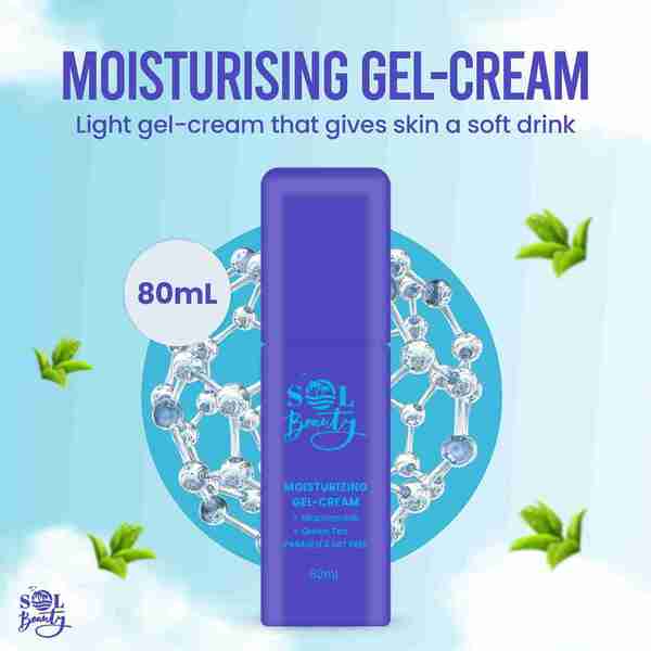 Sol Beauty moisturising gel cream 80ml - British product