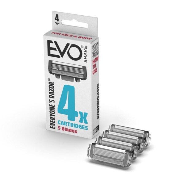 EvoShave Series 3 Five Blade Cartridge Pack (4 Cartridges) GOODS Superdrug   