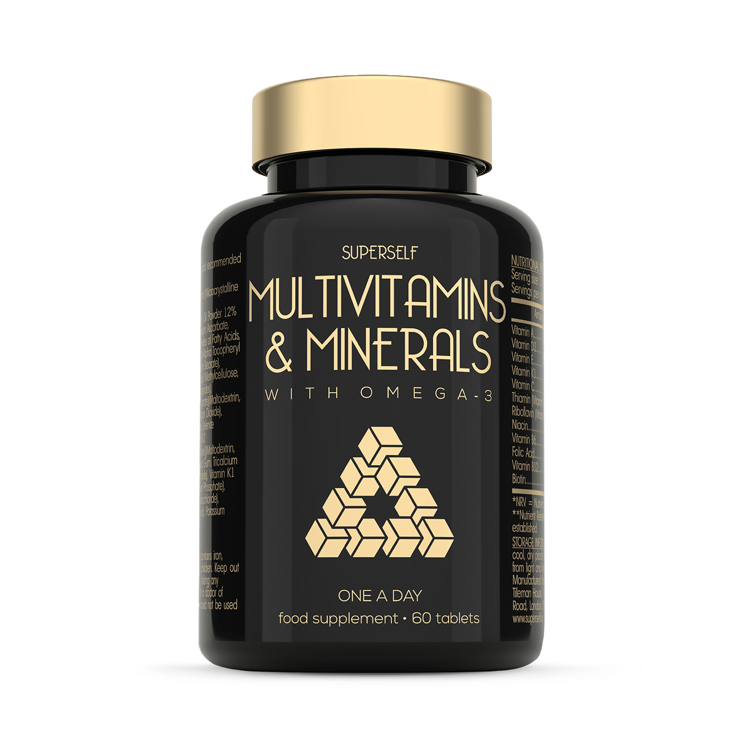 SuperSelf multivitamin with Omega-3 60 tablets - British product