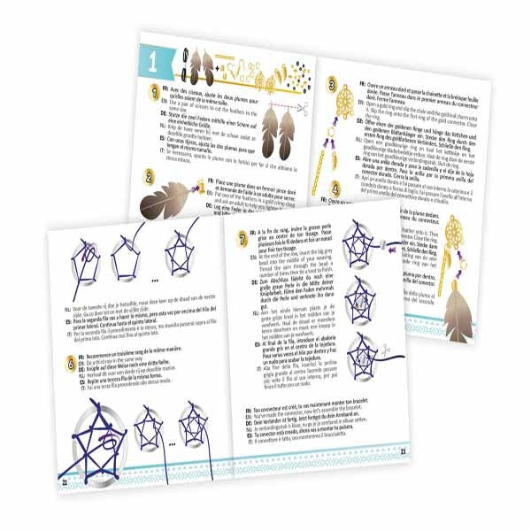 Buki Be Teens dreamcatcher jewellery craft set, imported from the UK