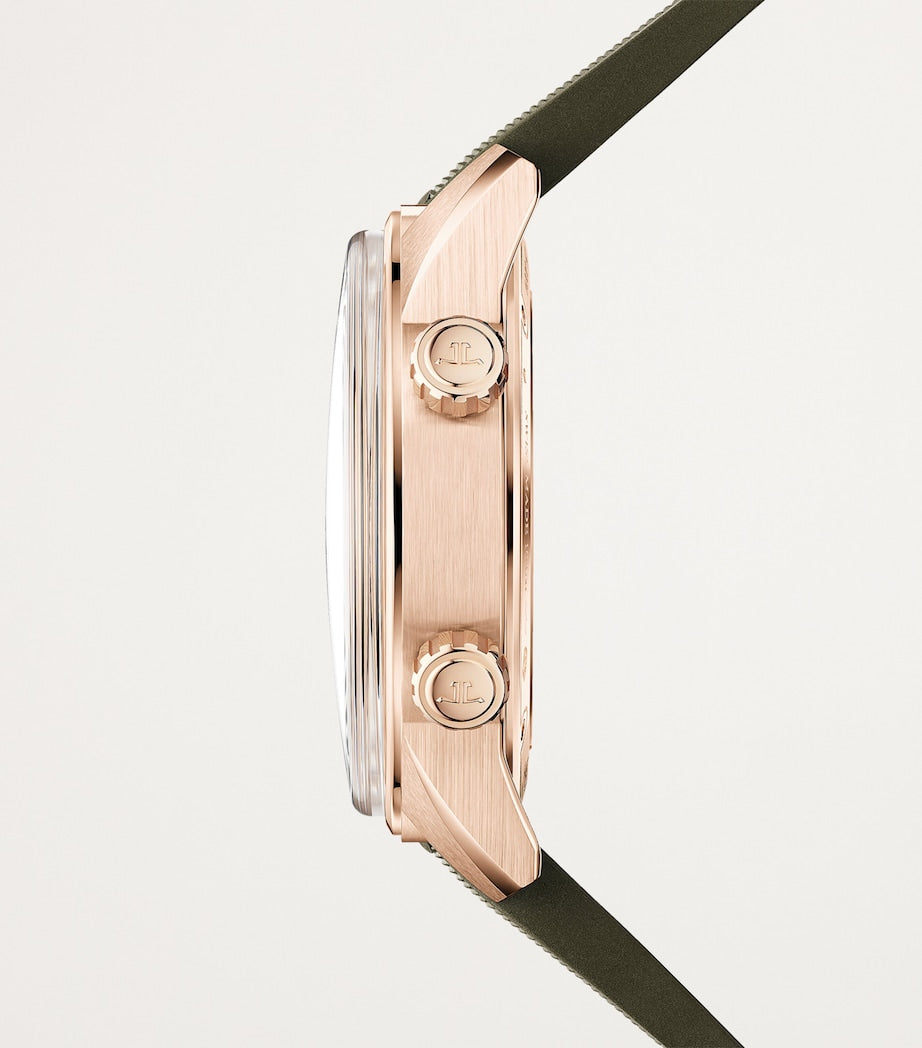 Jaeger-LeCoultre pink gold Polaris perpetual calendar watch - British product