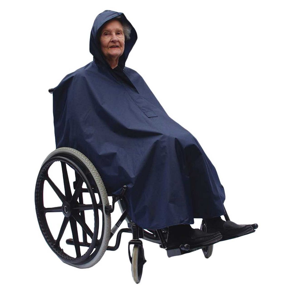 NRS Healthcare Wheelchair Poncho, Blue GOODS Boots   