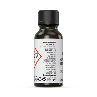 Dr Organic Huile essentielle pure d'ylang-ylang 10ml