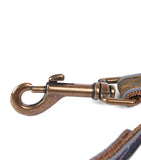 Barbour reflective tartan dog lead 1m (British brand)