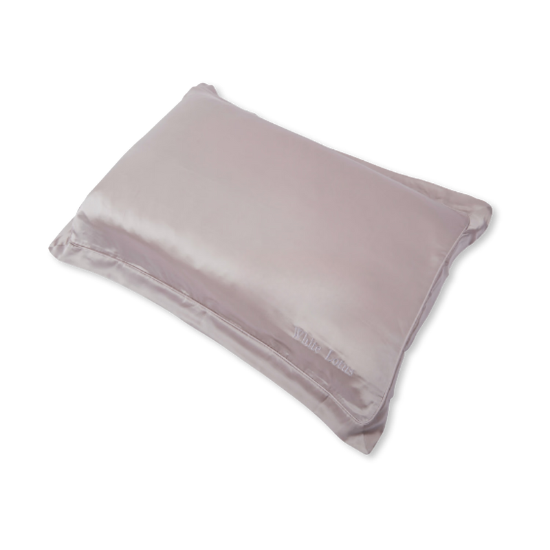White Lotus Beauty mulberry silk pillowcase queen size, imported from the UK