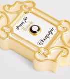 Harrods Champagne Doorbell ornament, imported from the UK