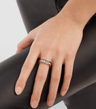 Bvlgari rose gold and black ceramic B.zero1 ring (British brand)