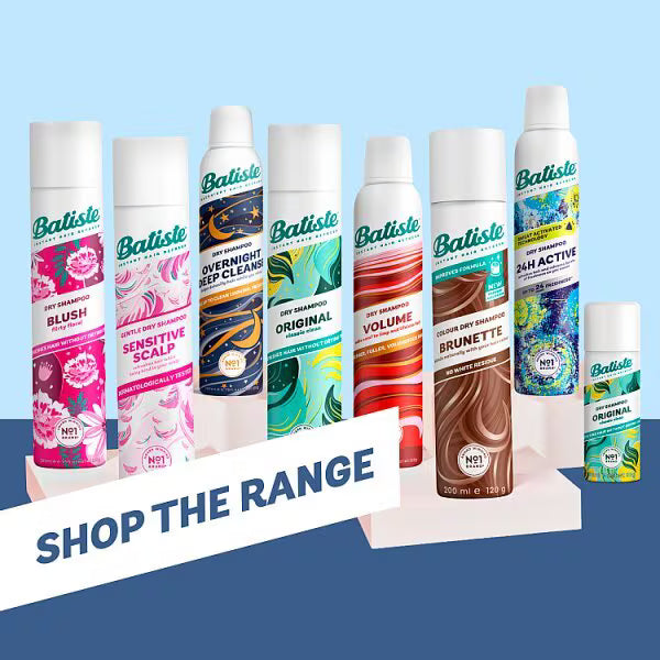 Batiste overnight deep cleanse dry shampoo 200ml - British product