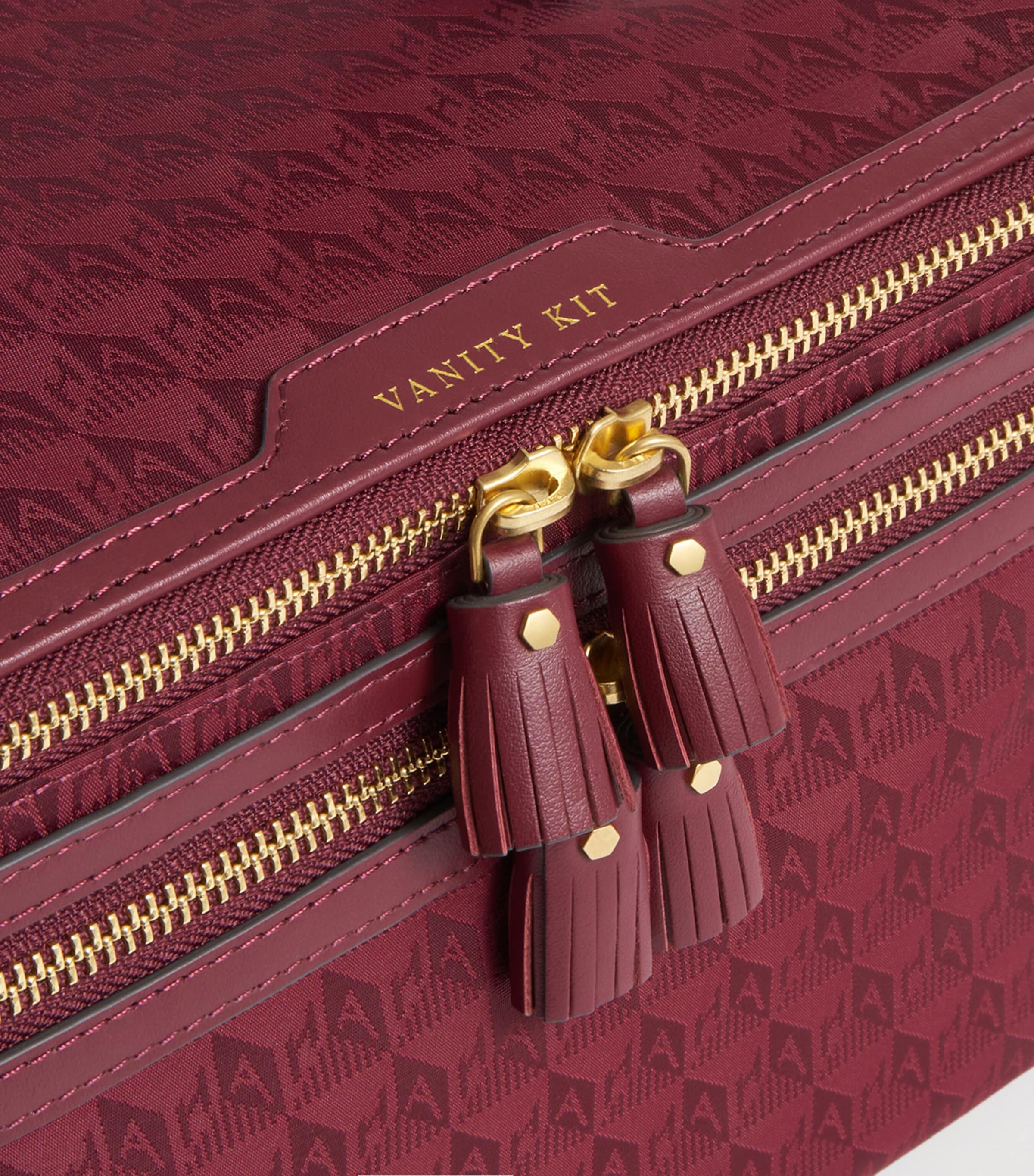 Anya Hindmarch Jacquard Logo Vanity Kit Bag - British product