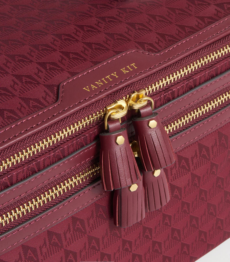 Anya Hindmarch Jacquard Logo Vanity Kit Bag - British product