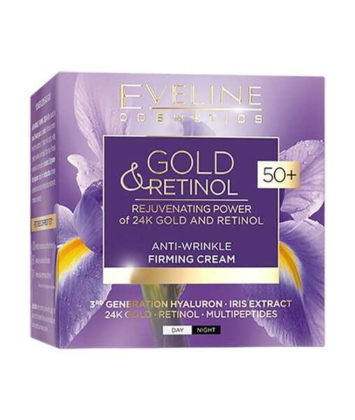 Eveline Gold Retinol Firming Cream 50 Plus - British product