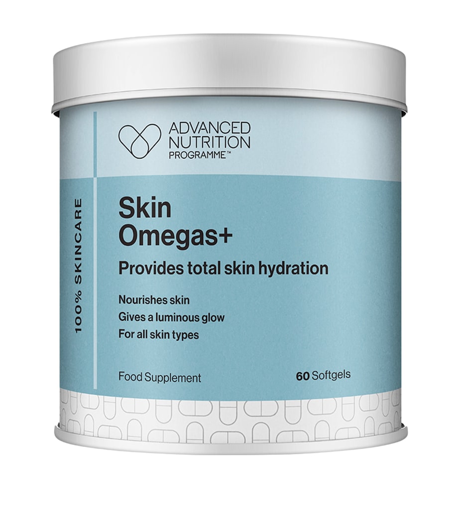 Advanced Nutrition Programme Skin Omegas+ skin supplement 60 softgels, imported from the UK