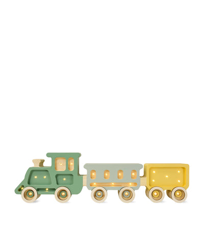 Lampe de chevet en bois Little Lights Train Harrods - Acheter en ligne sur McGrocer