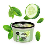 Organic Shop body scrub Mint & Cucumber 250 ml, imported from the UK
