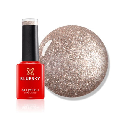 Superdrug Bluesky Gel Polish Mini Golden Star Gold Finish- Buy online at McGrocer