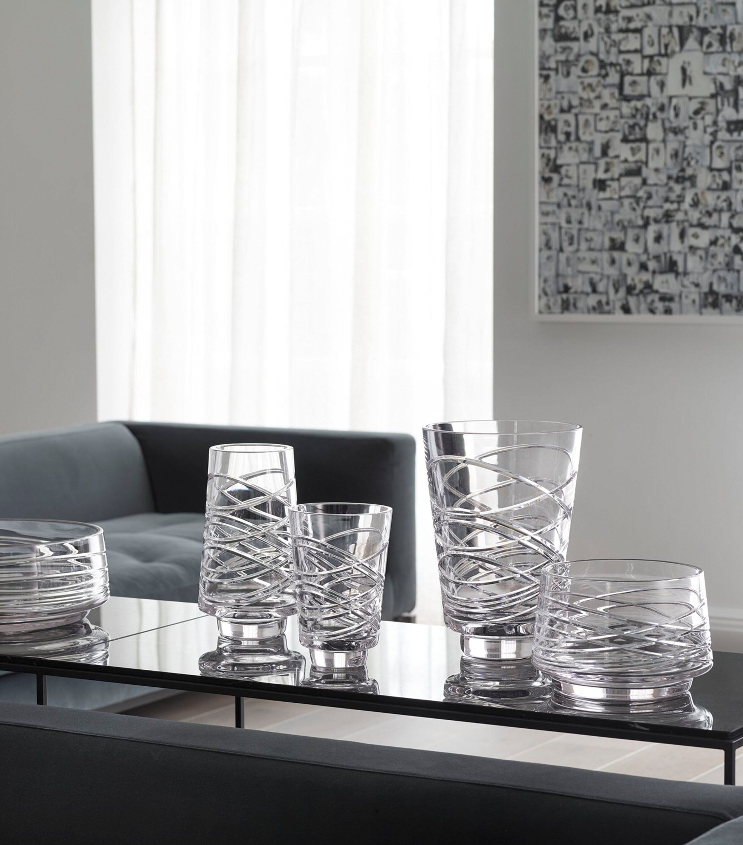 Waterford Crystal Aran vase 30cm (British brand)
