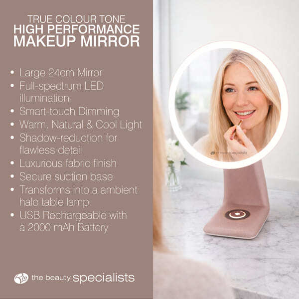 Rio TrueColour high performance makeup mirror 24.5cm - British product