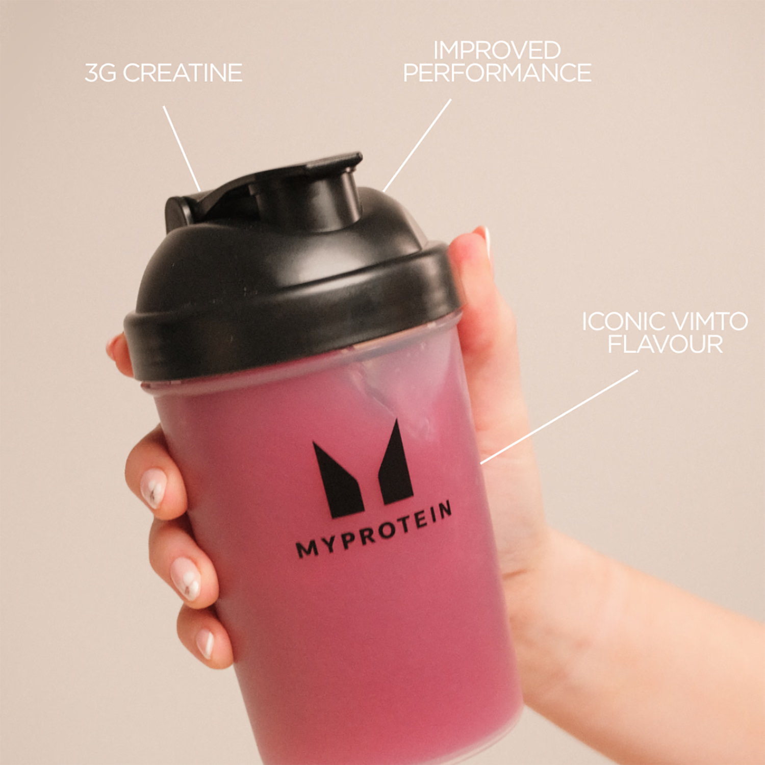Myprotein Creatine Monohydrate Vimto 153g, UK version