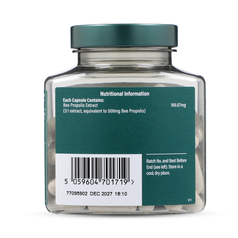 Holland & Barrett Bee Propolis 500mg 90 Capsules, UK version