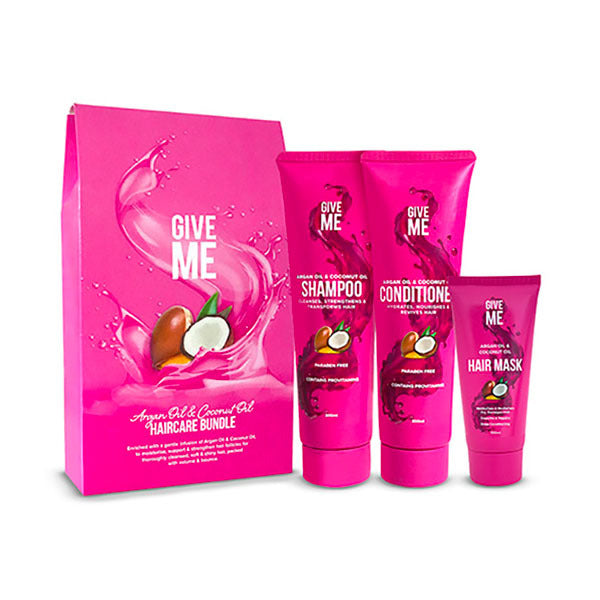 Give Me Haircare haircare bundle argan and coconut oils - British product
