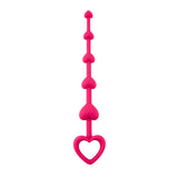 Ann Summers Lovers Heart Beads silicone anal toy - British product