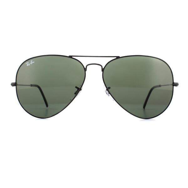 Ray-Ban Large Aviator 3026 black unisex sunglasses, UK version