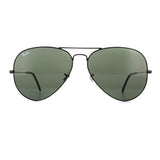 Ray-Ban Large Aviator 3026 black unisex sunglasses, UK version