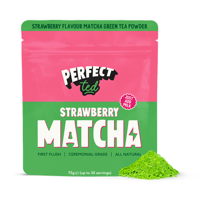 Holland & Barrett PerfectTed Strawberry Matcha Tea Powder 75g- Buy online at McGrocer