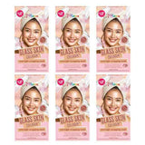 7th Heaven glass skin collagen wrapping mask pack of 6 (British brand)