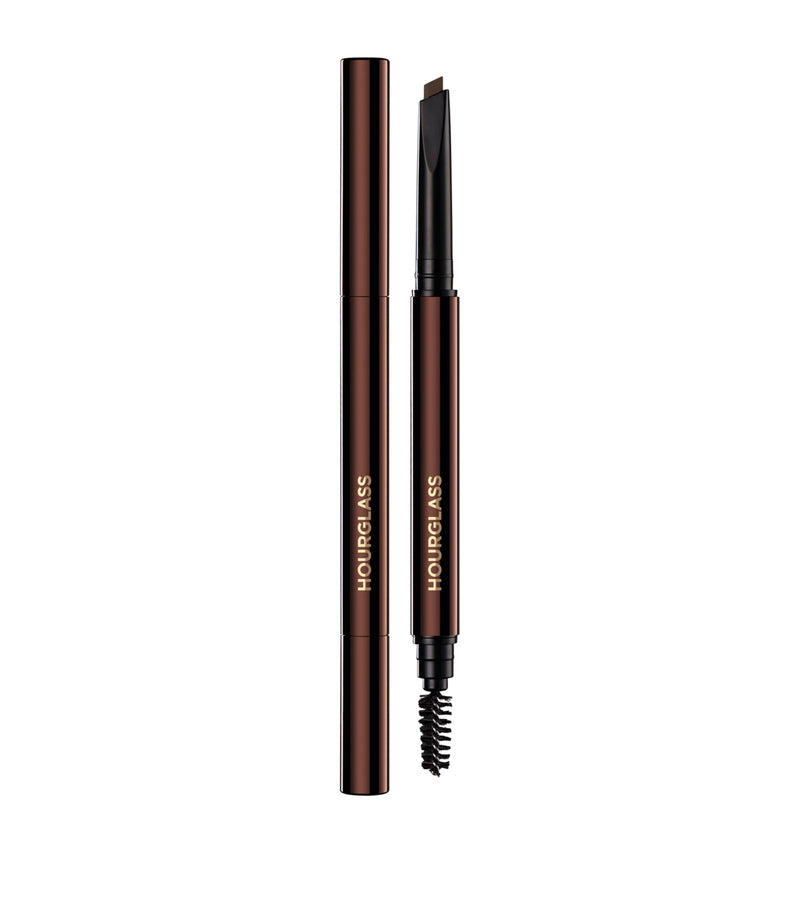 Hourglass Arch Brow Sculpting Pencil with triangular tip and brush, UK version