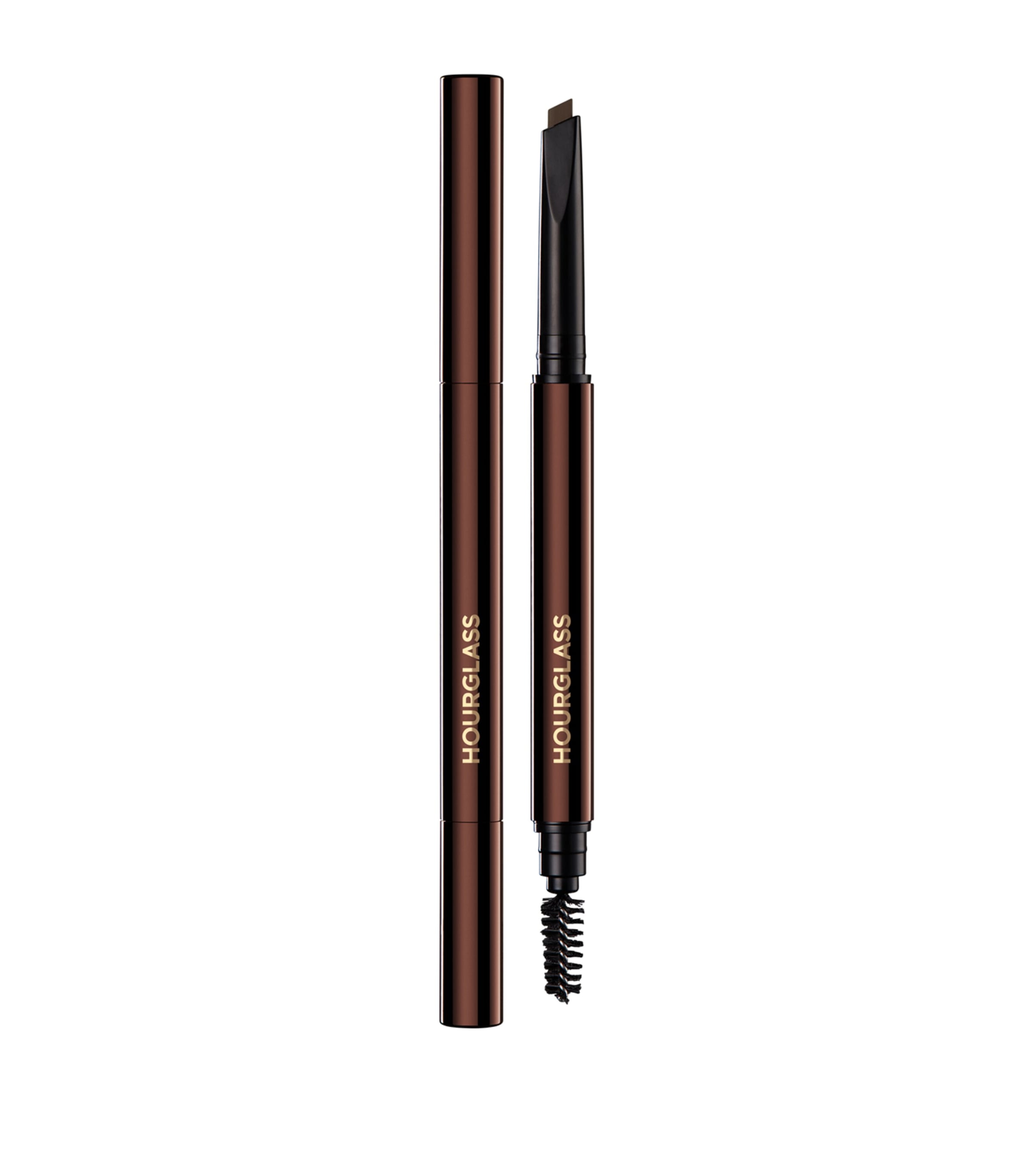 Hourglass Arch Brow Sculpting Pencil with triangular tip and brush, UK version