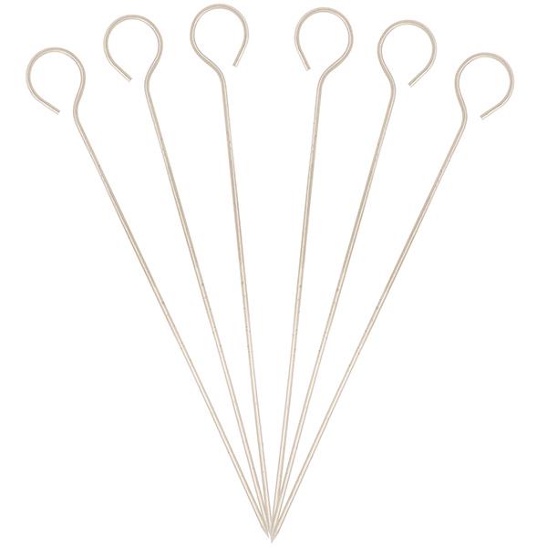 Sainsbury's Home Stainless Steel Skewers x6 cookware Sainsburys   