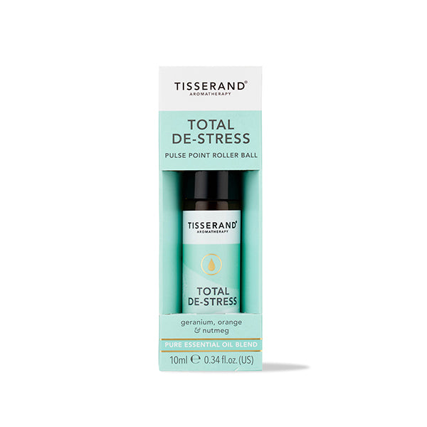 Tisserand Total De-Stress pulse point roller ball 10ml (British brand)