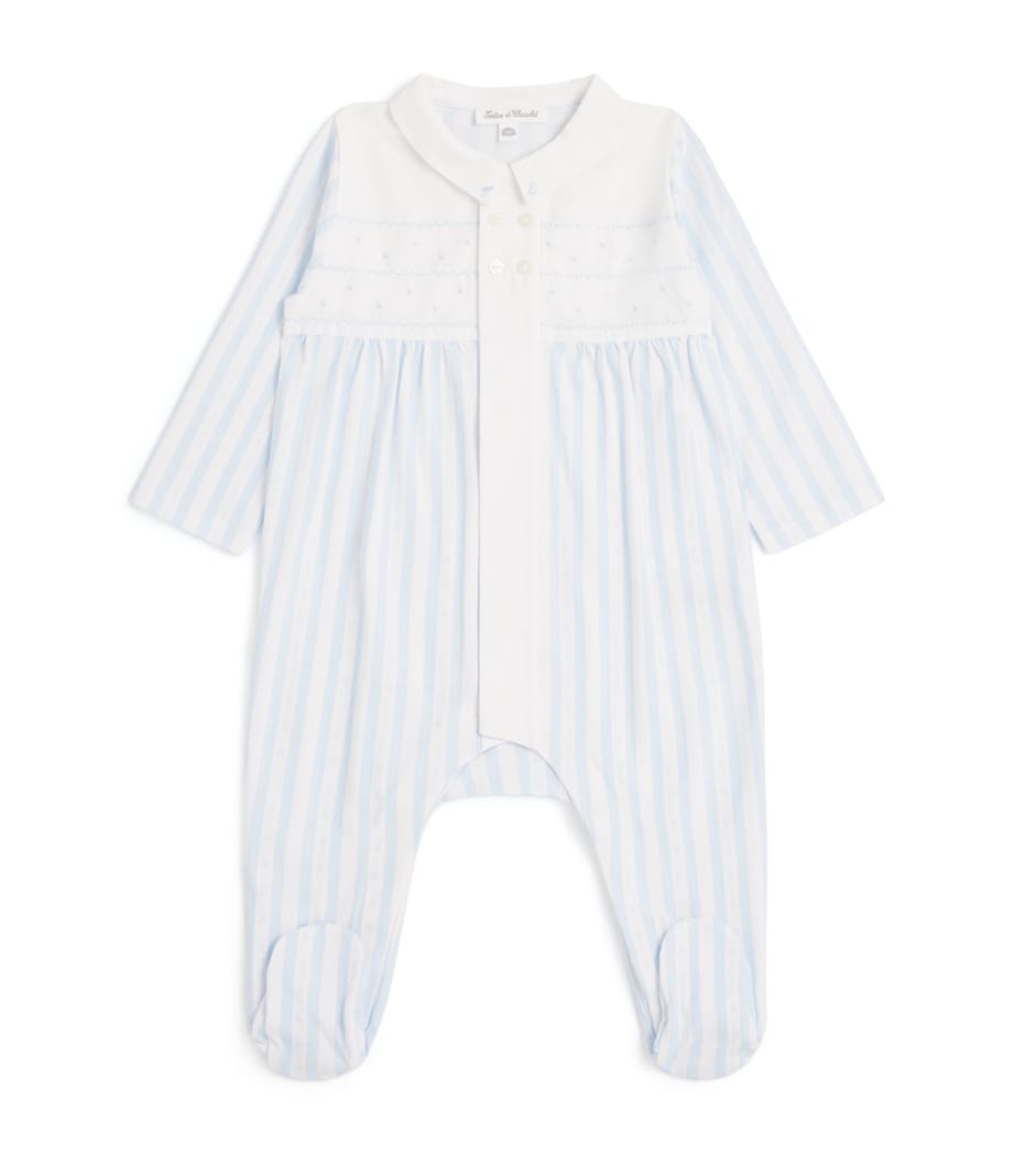 Tartine et Chocolat cotton stripe baby all-in-one 0-24 months (British brand)