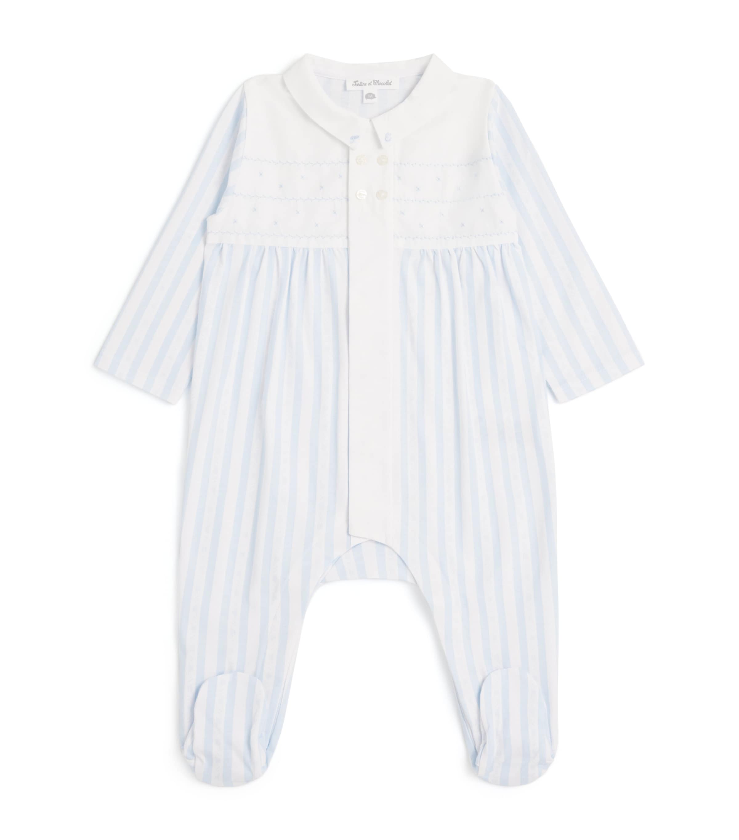 Tartine et Chocolat cotton stripe baby all-in-one 0-24 months (British brand)