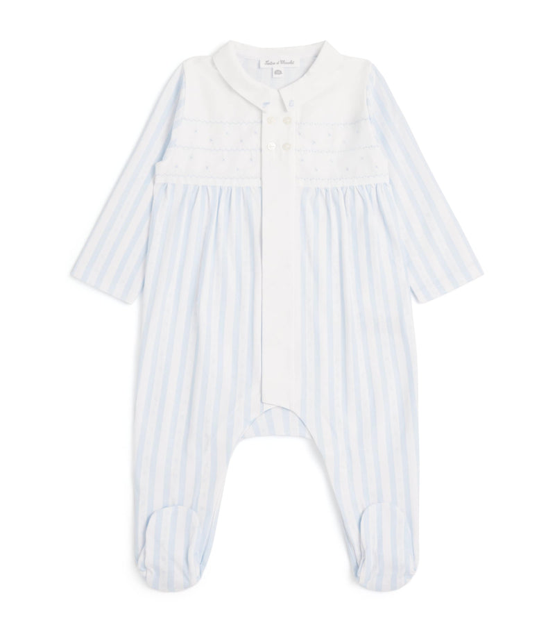 Tartine et Chocolat cotton stripe baby all-in-one 0-24 months (British brand)