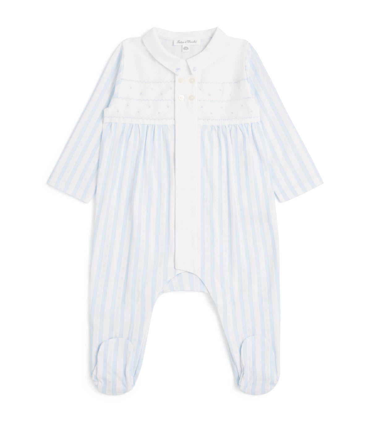 Tartine et Chocolat cotton stripe baby all-in-one 0-24 months (British brand)