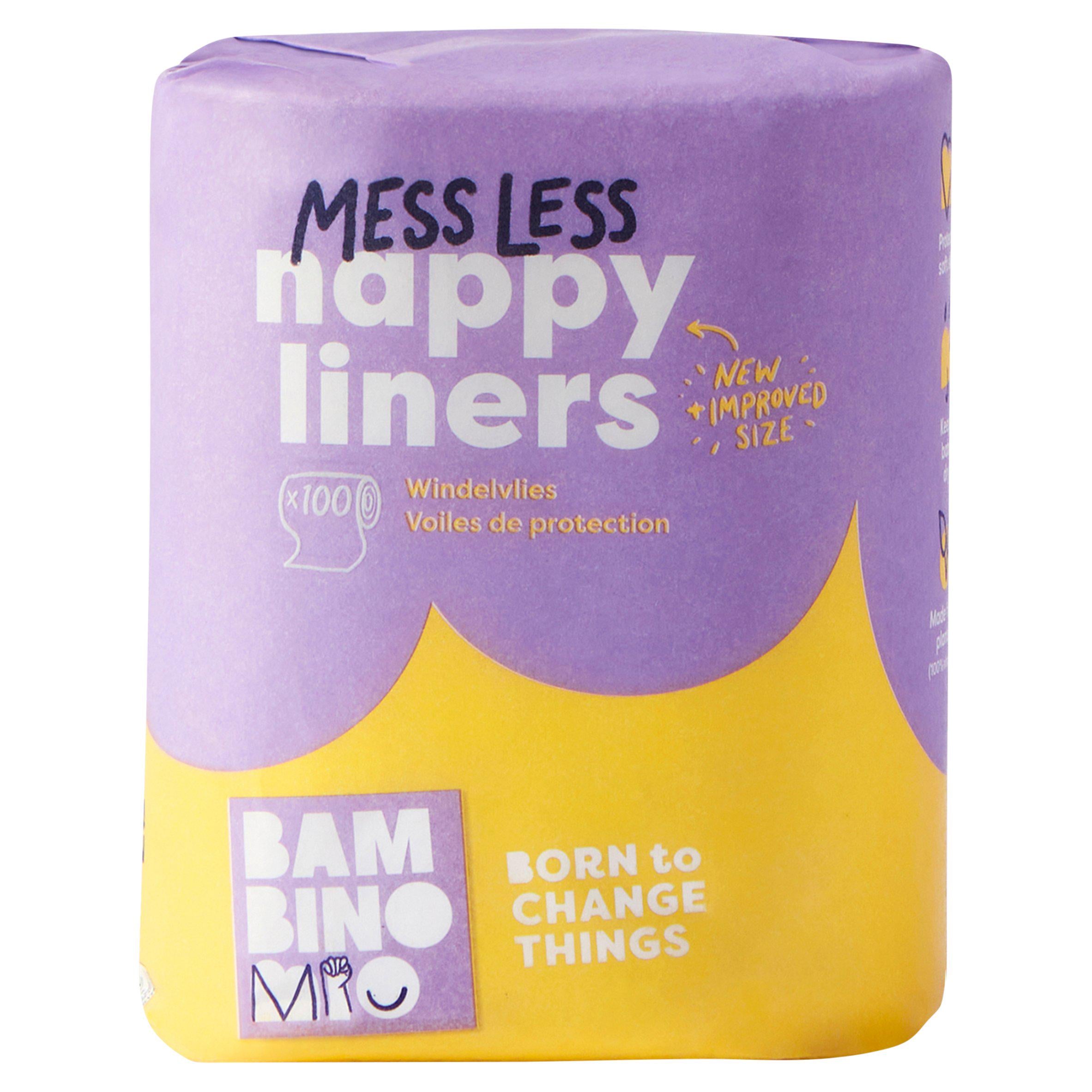 Bambino Mio Supersoft Nappy Liners x100 nappies Sainsburys   