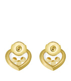 Chopard Happy Diamonds Icons earrings yellow gold diamond - British product