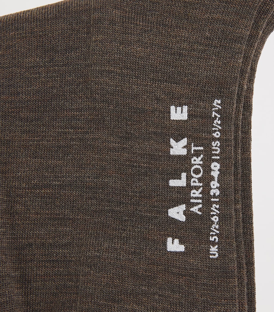 Falke virgin wool blend airport socks, imported from the UK
