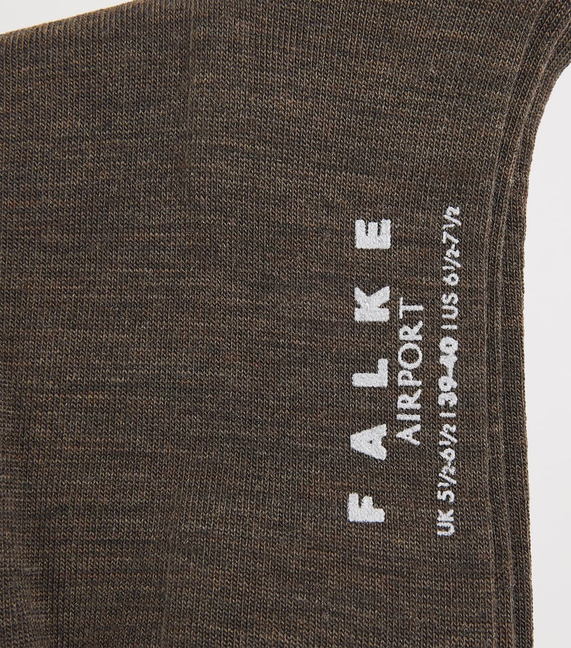 Falke virgin wool blend airport socks, imported from the UK