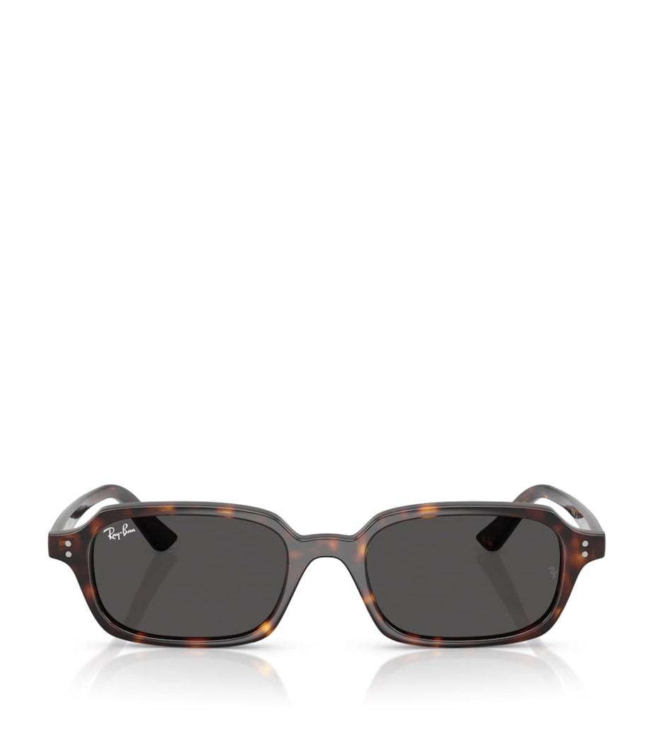 Ray-Ban Zuri bio-based sunglasses with pillow-shaped Havana frames, imported from the UK
